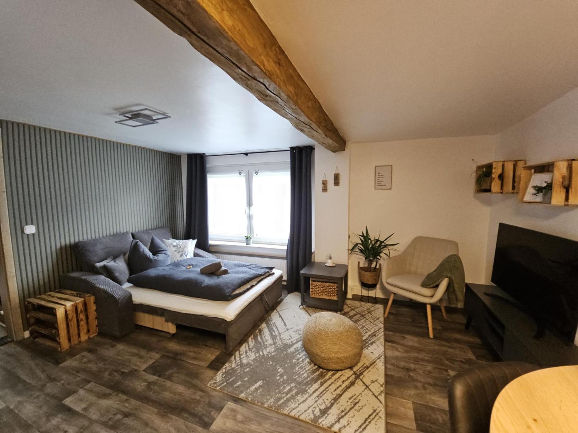Gemuetliche Ferienwohnung Im Westerwald - "Ferienwohnung Grau" Weitefeld 外观 照片